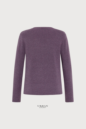 Mansted Denmark Nerida Eco Vee Top in Berry