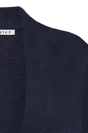 Mansted Denmark Laura Slub Cardi in Black