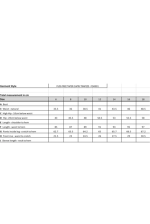 Foil Finish Line Trapeze Pant in Black