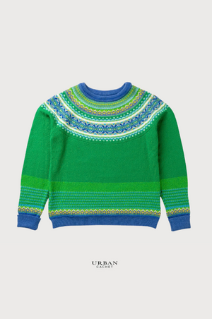 Eribe Knitwear Alpine Sweater in Luscious