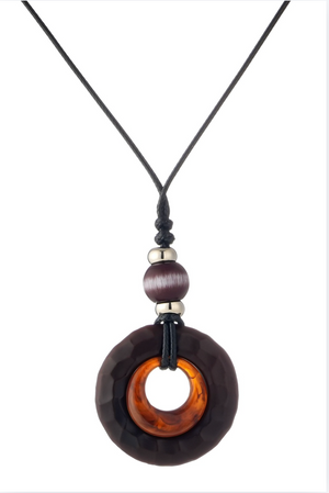 Enhance Accessories Pluto Necklace in Black