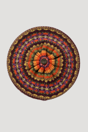 Eribe Knitwear Alloa Beret in Copper-Land