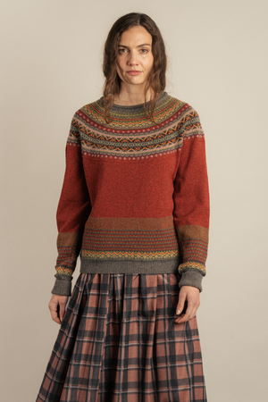 Eribe Knitwear Alpine Sweater in Copperleaf