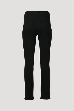 Vassalli Bay Slim Leg Full Length Knit Pull On in Black
