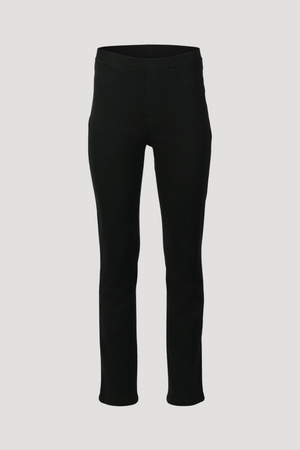 Vassalli Bay Slim Leg Full Length Knit Pull On in Black