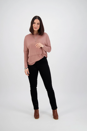 Vassalli Slim Leg Full Length Cord Pull On in Black BESTSELLERS