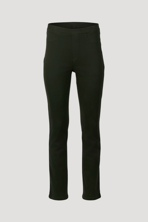 Vassalli Bay Slim Leg Full Length Knit Pull On in Forest