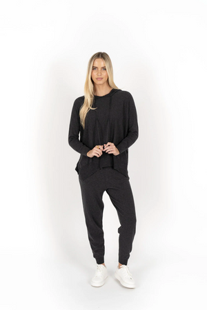 Humidity Peyton Hoodie in Charcoal