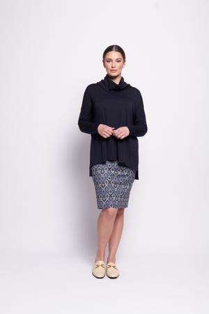 Foil Go To Printed Skirt in Fleur