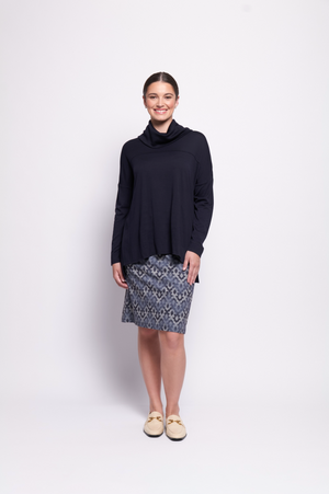 Foil Go To Printed Skirt in Fleur