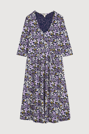Seasalt Cornwall Helena Dress in Headland Collage Maritime