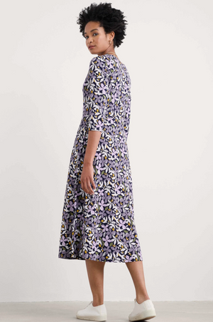 Seasalt Cornwall Helena Dress in Headland Collage Maritime