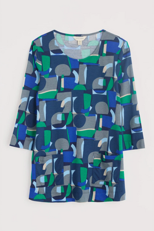 Seasalt Cornwall Drawing Book Top in Zennor Abstract Maritime