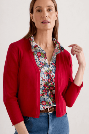Seasalt Cornwall Vanessa Cardigan in Scarlet