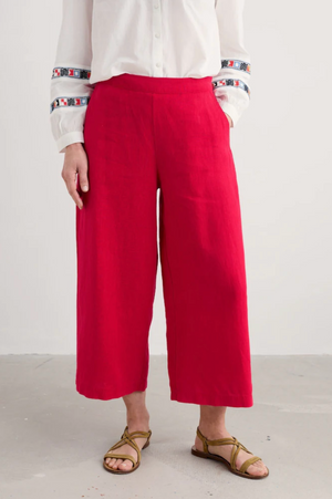 Seasalt Cornwall Merrivale Culottes in Scarlet
