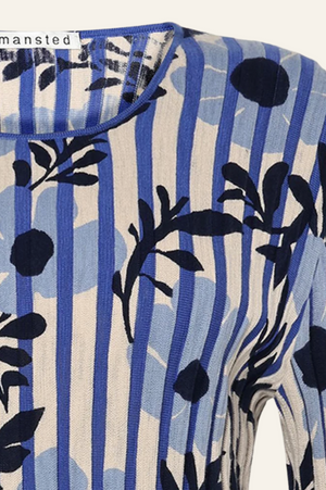 Mansted Denmark Panama Blooms & Crew Crew in Blue