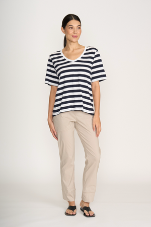 Foil Gemini Trapeze Pant in Sand