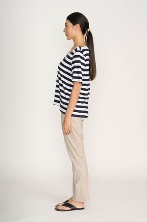 Foil Gemini Trapeze Pant in Sand