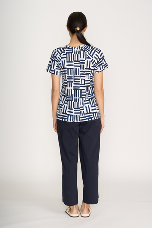 Foil Broad Horizons Trapeze Pant in True Navy