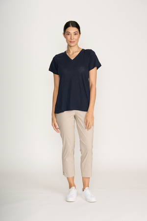 Foil Finish Line Trapeze Pant in Sand