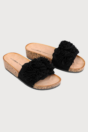 loscabos Corsage Sandal in Black