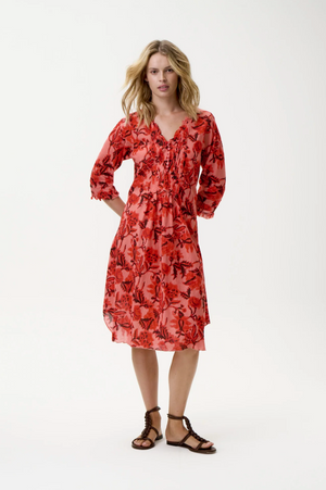 oneseason Middy Poppy Ibiza Cotton in Coral