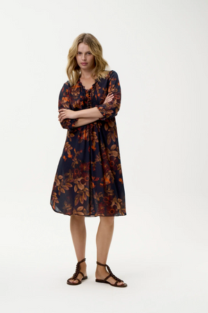 oneseason Middy Poppy Panarea Cotton in Navy