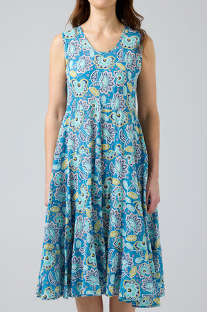 CAKE Illiana Cotton Dress in Folk Flower