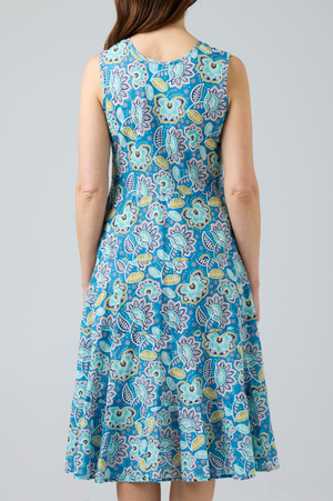 CAKE Illiana Cotton Dress in Folk Flower
