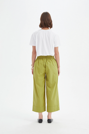 Tirelli Classic Lyocell Pant in Split Pea