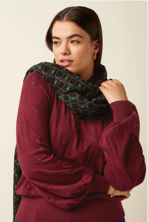 King Louie Jazzy Scarf in Black