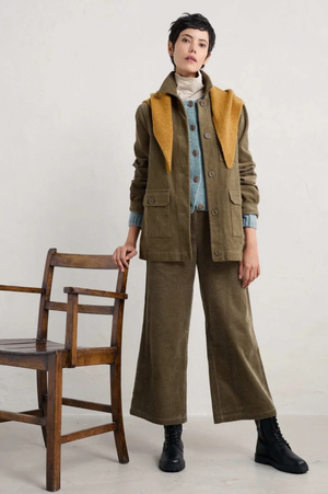 Seasalt Asphodel Trouser in Dark Seagrass