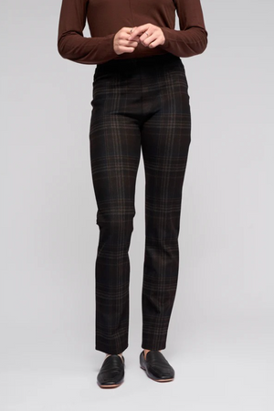 Vassalli Bay Pull on Slim Leg Full Length Ponti Pant in Hugo