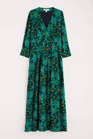 Seasalt Cornwall Etta Dress in Handicraft Flowers Onyx