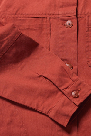 Seasalt Cornwall Long Field Jacket in Dark Cinnamon
