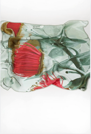 Tradition Textiles 100% Silk Flowering Gum Scarf