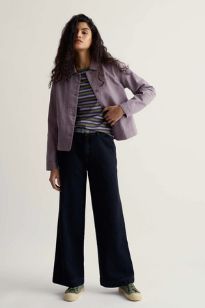 Seasalt Cornwall Coombe Lane Jacket in Grape Thistle