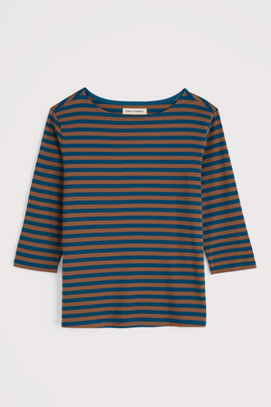 Seasalt Cornwall Sailor Top in Mini Cornish Toffee
