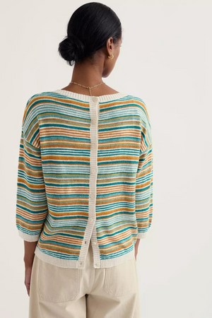 Seasalt Knavock Jumper in Dittany Amber Multi