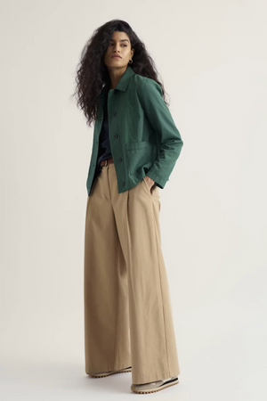 Seasalt Cornwall Carnon Downs Jacket in Forest Garden Spring Green