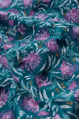 Seasalt Cornwall Larissa Shirt in Pin Cushion Protea Storm