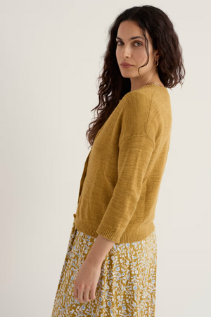 Seasalt Cornwall Pentire Steps Cardigan in Tansy