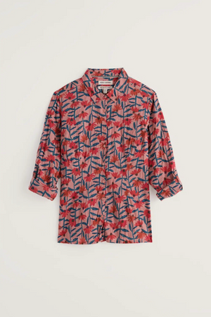 Seasalt Cornwall Larissa Shirt in Echinacea Stems Rosehip