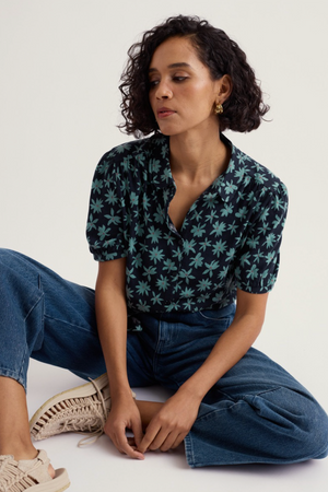Seasalt Embrace Shirt in Tropic Bloom Maritime