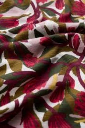 Seasalt Cornwall Bryher View Top in Abstract Protea Chalk
