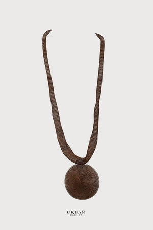 Urban Cachet Accessories Handmade Knitted Lovina Necklace in Copper