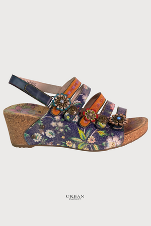 Hinako Tokyo Sandal in Navy