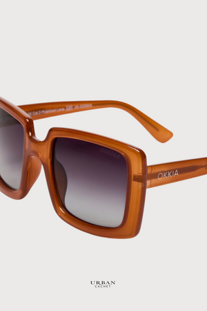 OKKIA Ischia Sunglasses in Jelly Orange