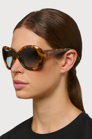 OKKIA Procida Sunglasses in Havana/Green