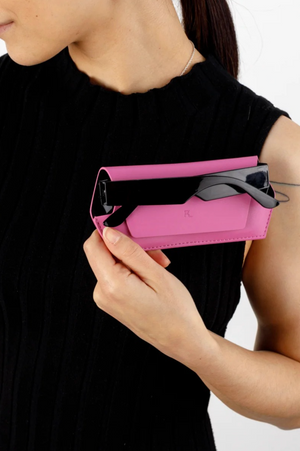 FOX and LEO Slimline Glasses Case in Hot Pink